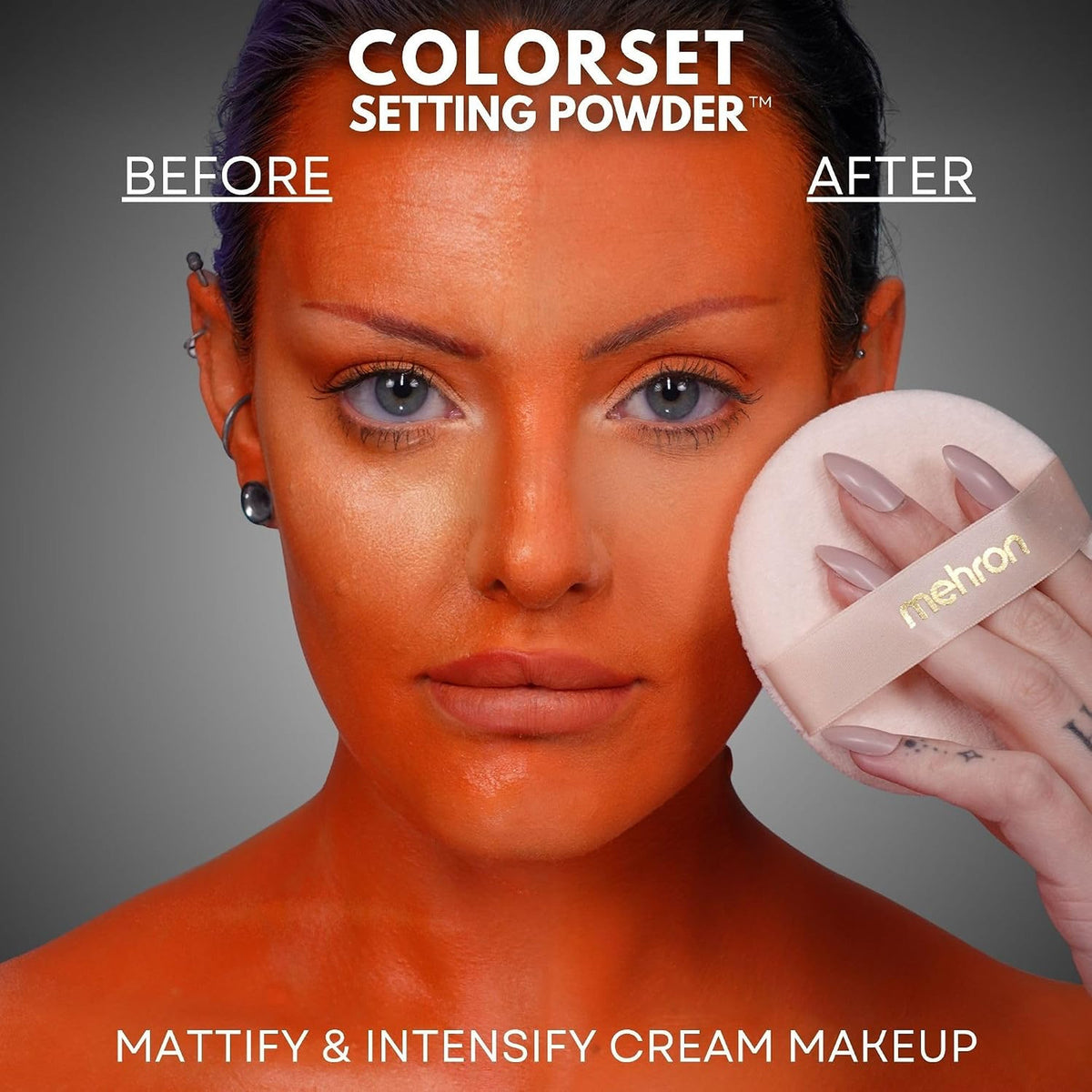 Translucent Setting Powder for Face & Body Makeup - Cosplay, Face Paint, Long-Lasting Finish