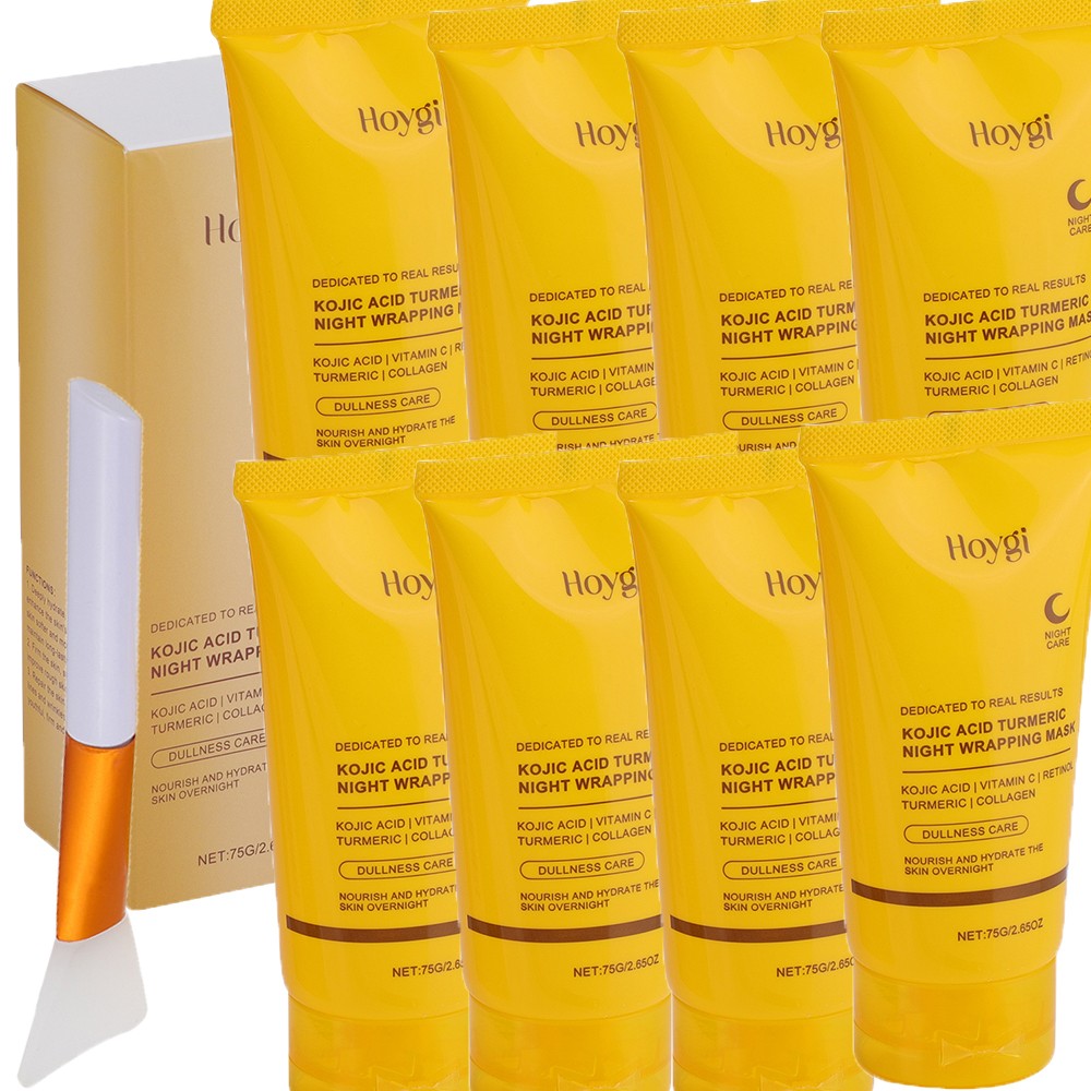 Kojic Acid Turmeric Overnight Peel-Off Mask - Hydrating & Brightening