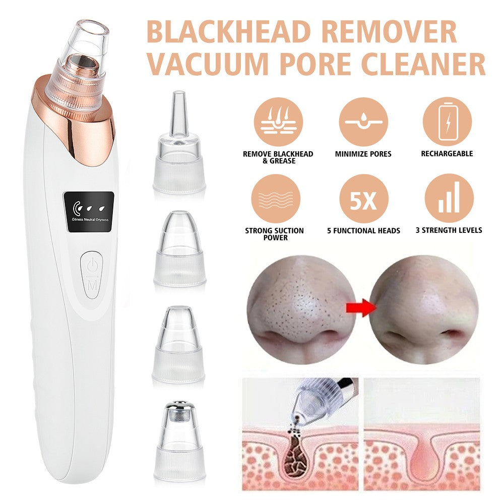 Electric Blackhead Remover Pore Vacuum with Suction & Diamond Dermabrasion