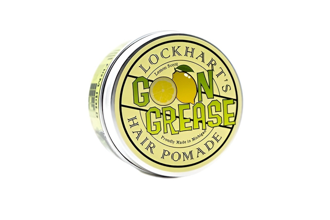 Heavy Hold Hair Pomade with High Shine - Lemon Scent, 3.4 oz