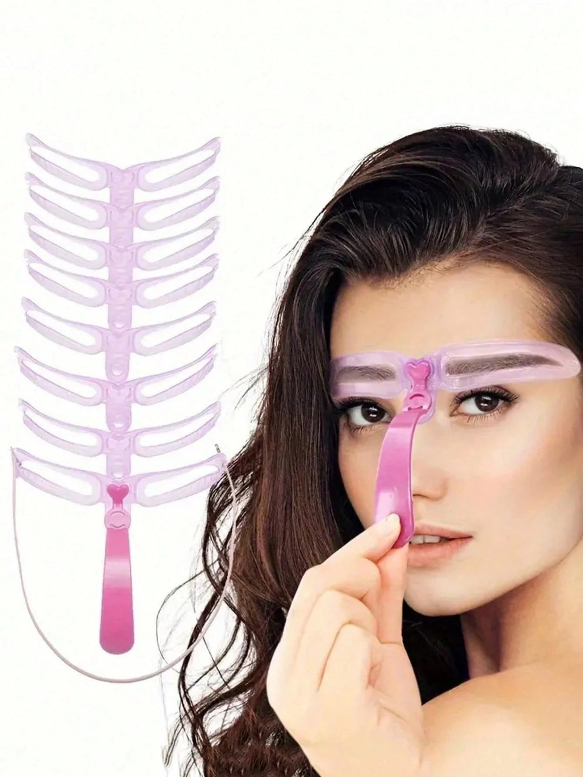 Reusable Eyebrow Stencil Kit with 8 Styles - Makeup Shaping Templates
