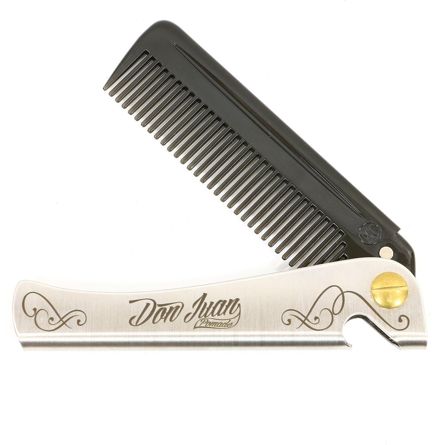 Limited Edition Fine Tooth Folding Pocket Comb - 5-Inch Coarse & Fine Tooth