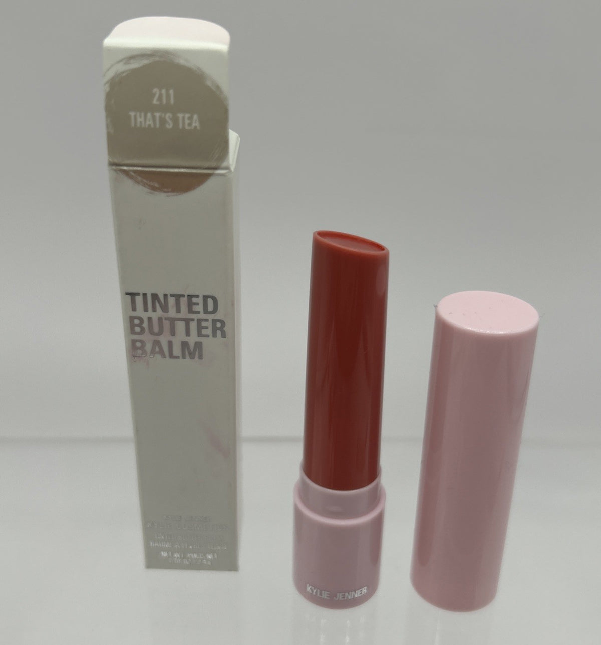 Kylie Jenner Tinted Butter Lip Balm Shade 211 That's Tea 0.08 oz - New