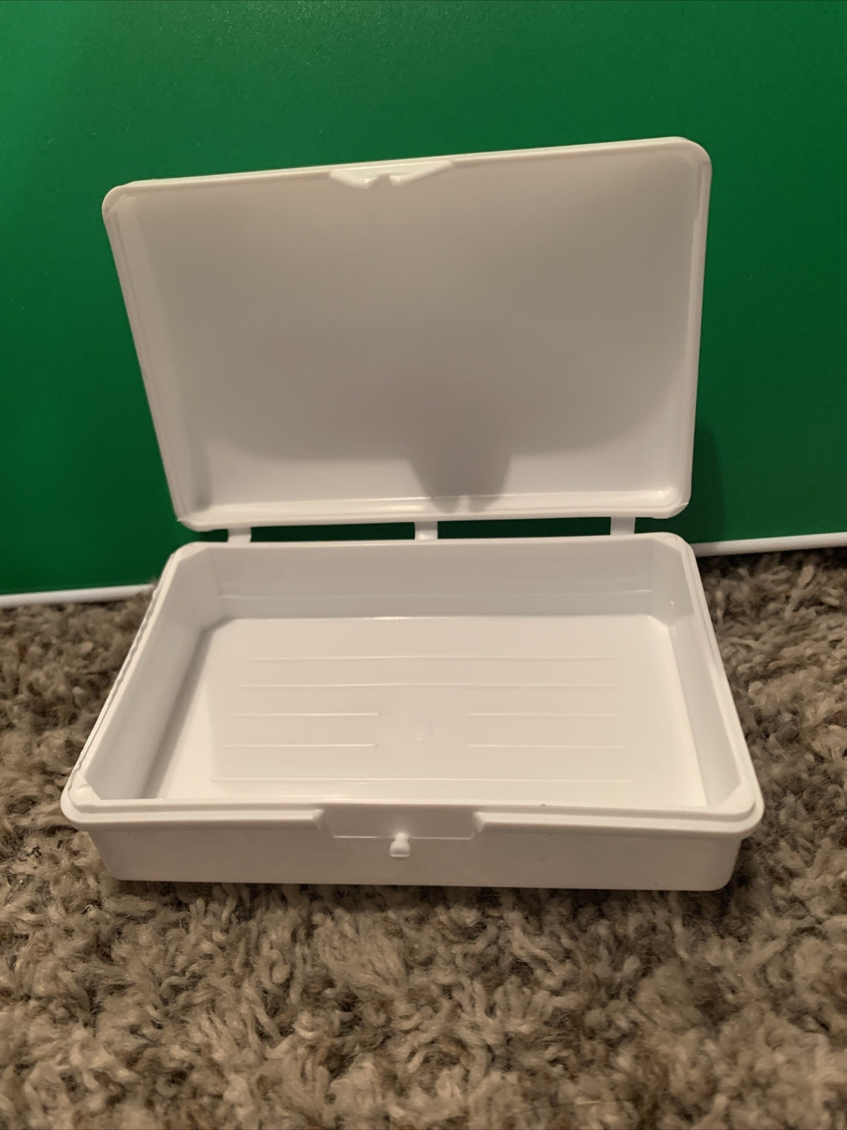 Vintage 1985 Travel Toiletry Set - Plastic Bottles, Soap & Toothbrush Holder