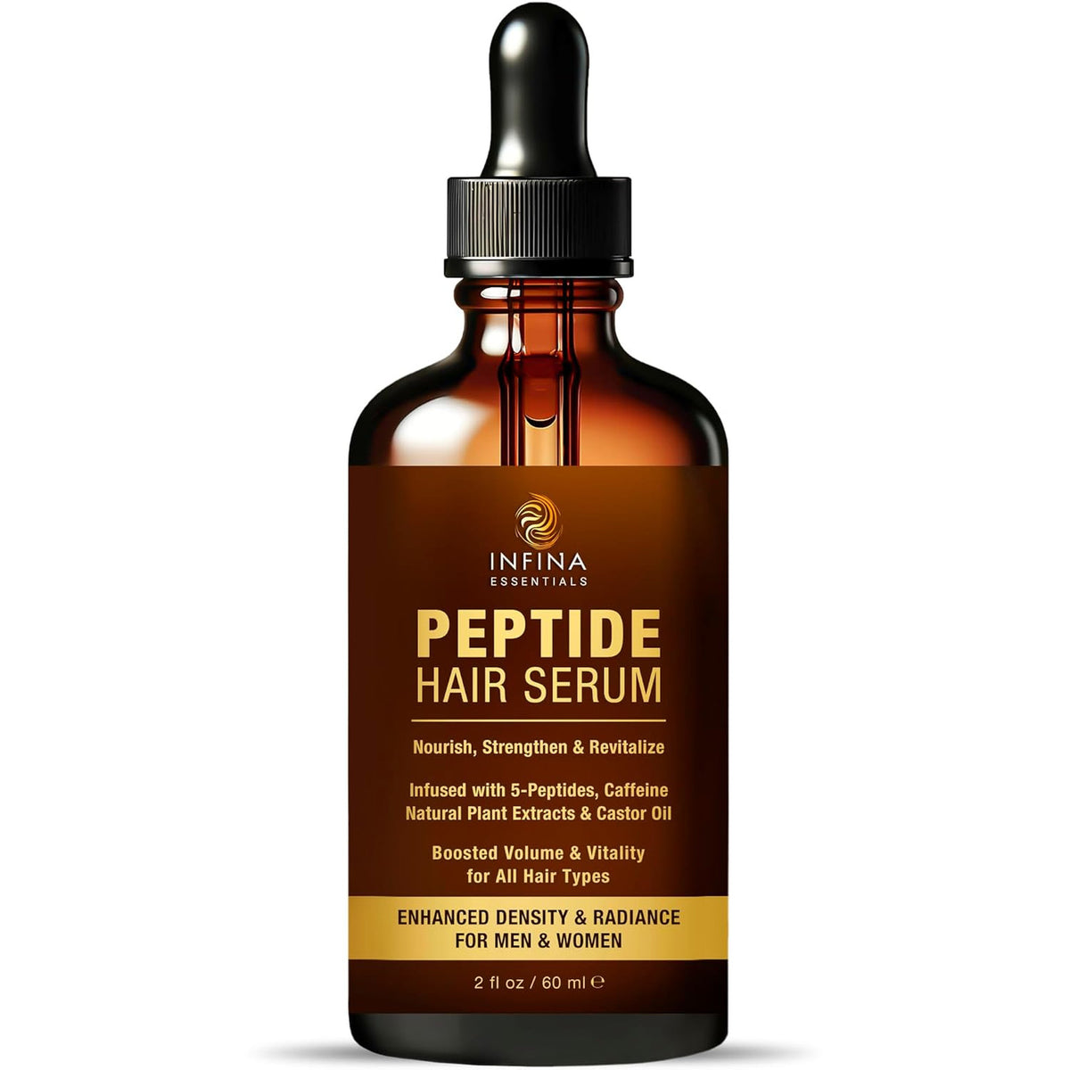 Multi Peptide Hair Serum for Growth and Density 2 fl oz Caffeine