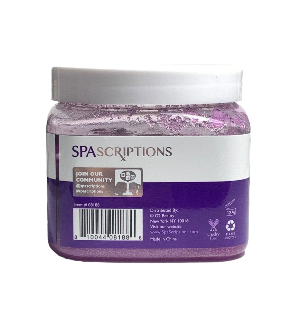 Calming Body Lavender & Melatonin Scrub Exfoliate W/Chamomile By