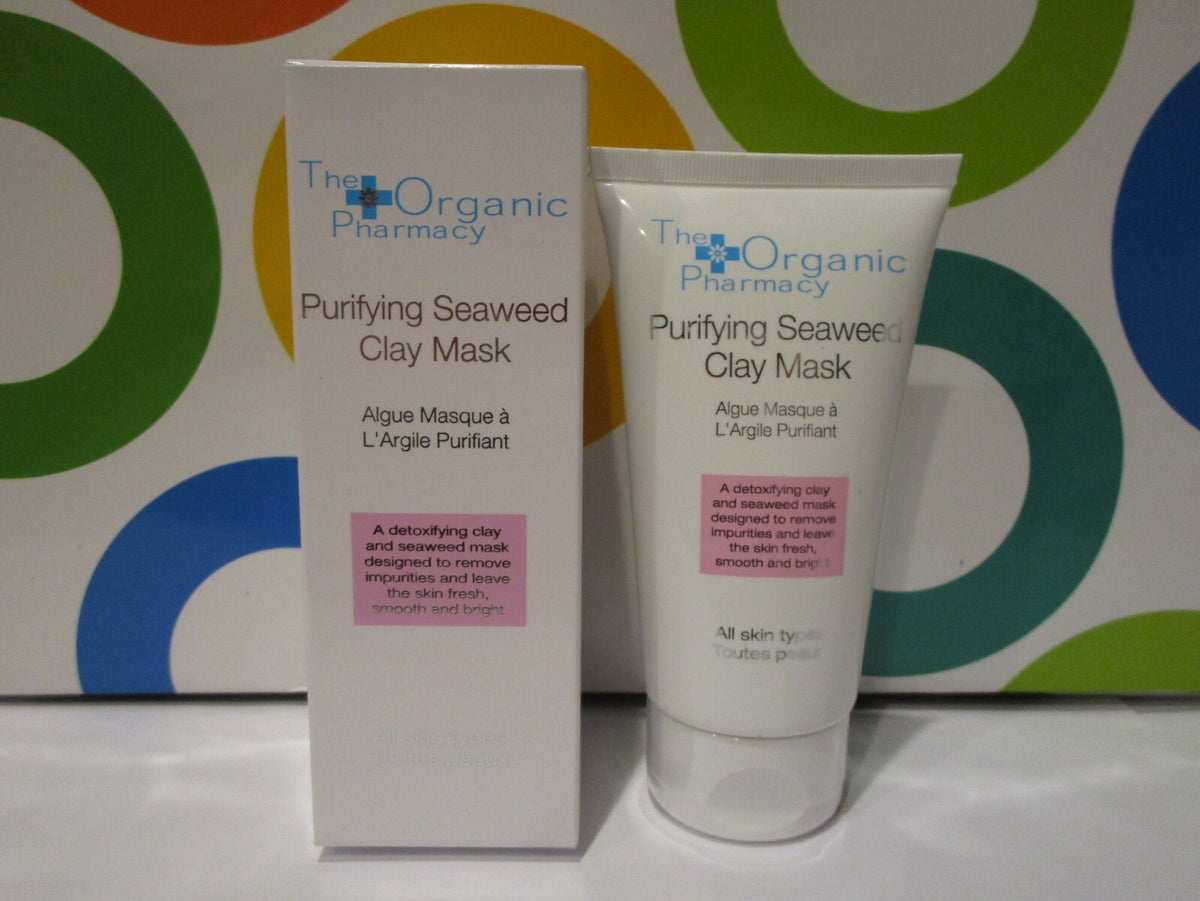 Organic Seaweed Clay Mask - Purifying Facial Mask for Skin Detox - 2.03 oz