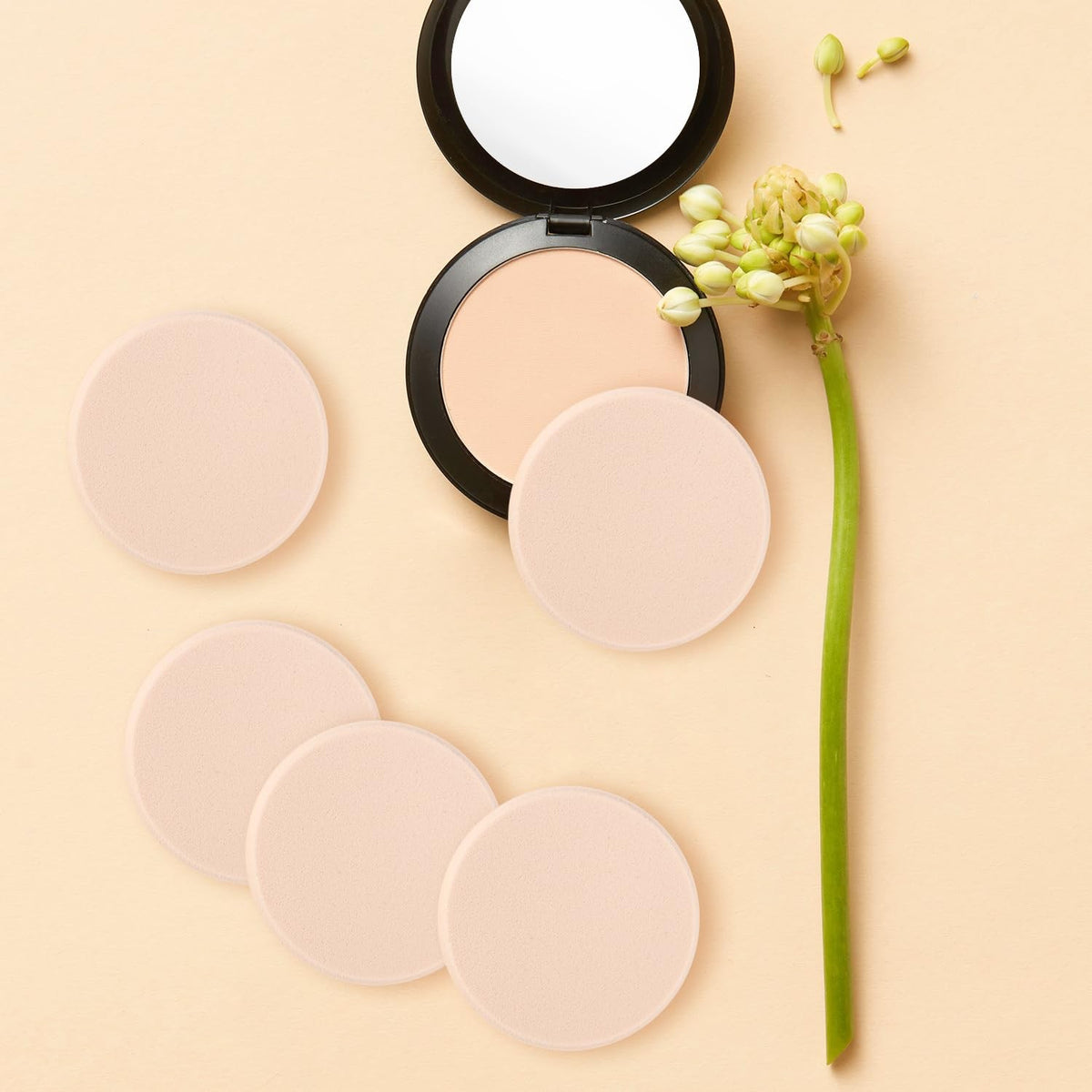 25 Pcs Makeup Sponges - Facial Foundation Blenders for Wet & Dry Use