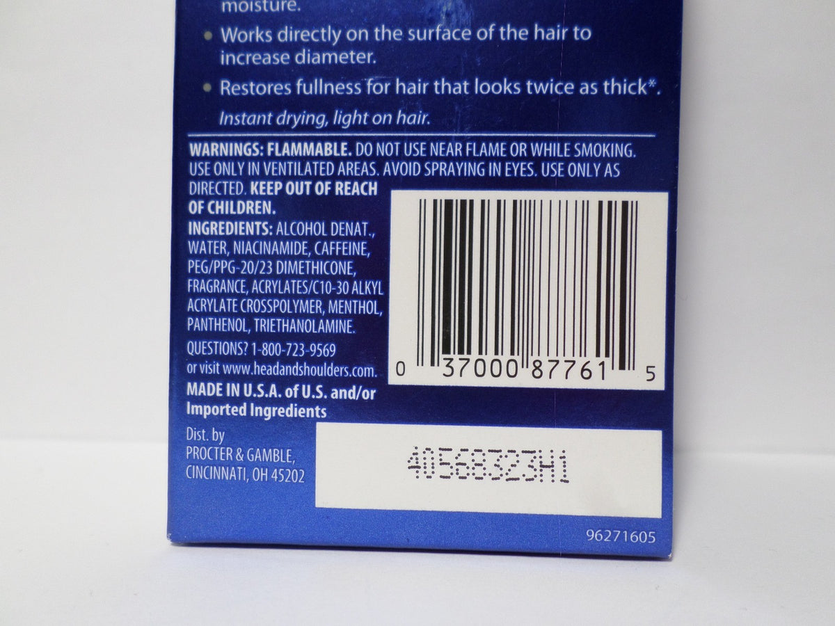 Head & Shoulders Advanced Thickening Tonic 4.2 FL OZ