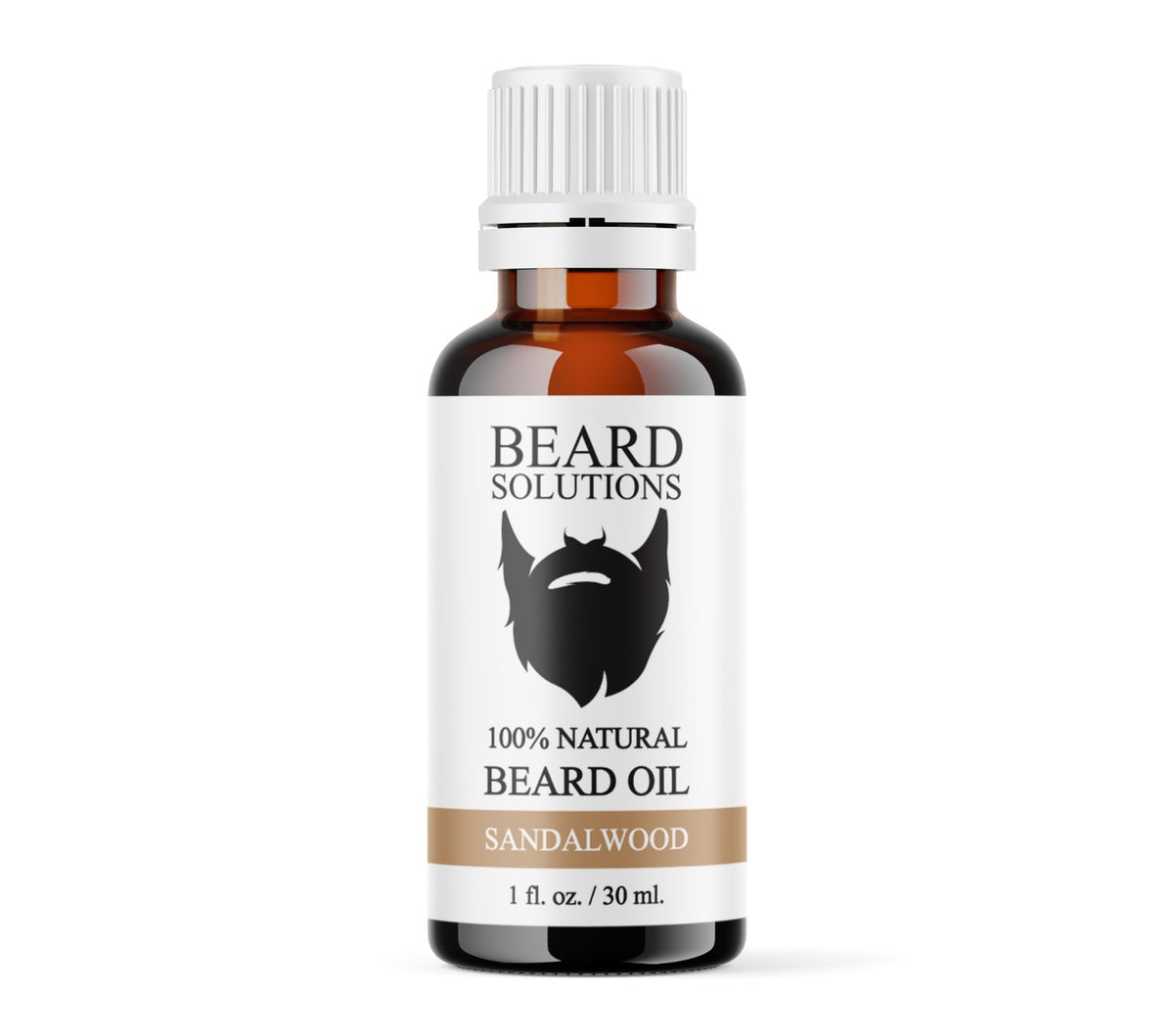 Natural Beard Oil with Essential Oils for Growth & Nourishment - 1 oz