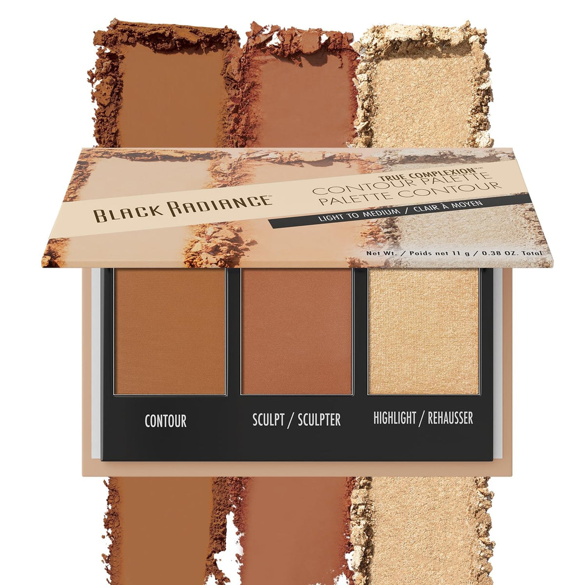 Contouring Makeup Palette for Light to Medium Skin - Satin Finish