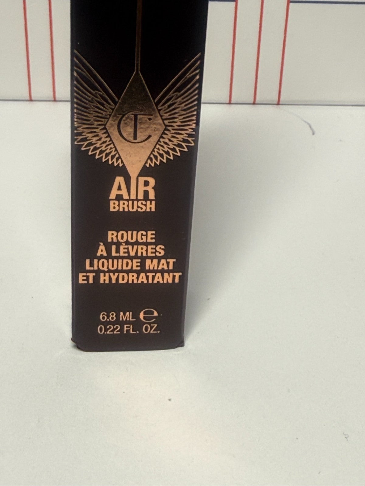 Charlotte Tilbury Air Brush Flawless Lip Blur Liquid Lipstick Ruby Blur 0.22oz