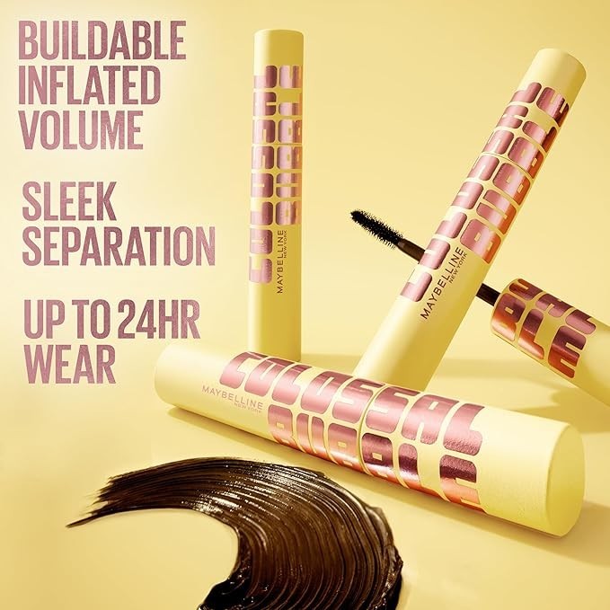Buildable Volumizing Mascara with Bubble-Like Lash Effect - Long Lasting & Light