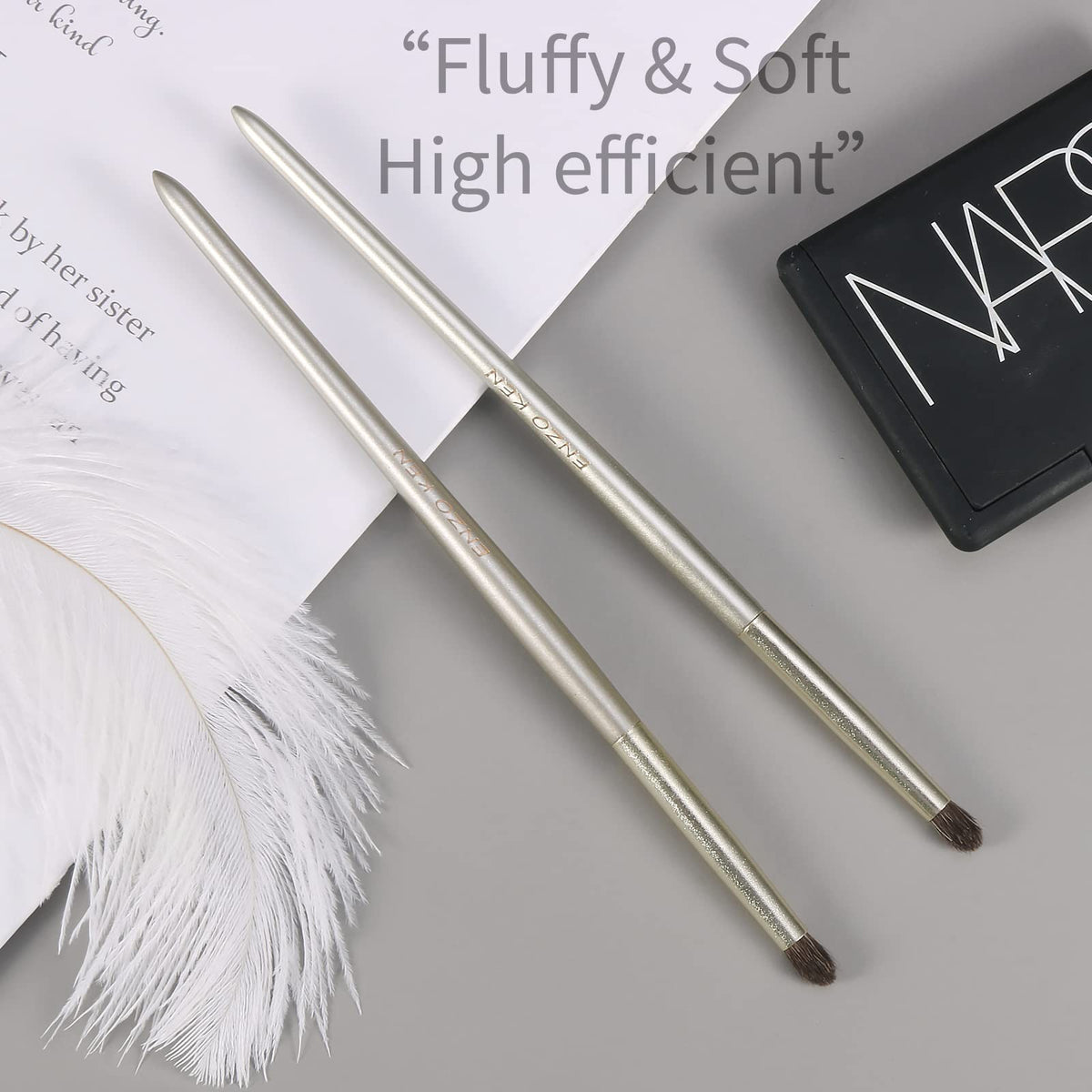 Natural Pony Hair Eye Shadow Blending Brush for Precise Makeup