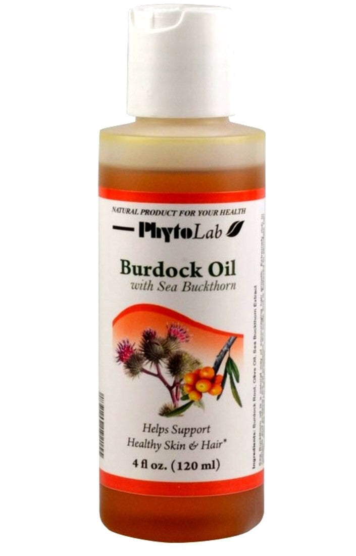 Burdock & Sea Buckthorn Hair Oil - 4 fl oz Scalp Nourish