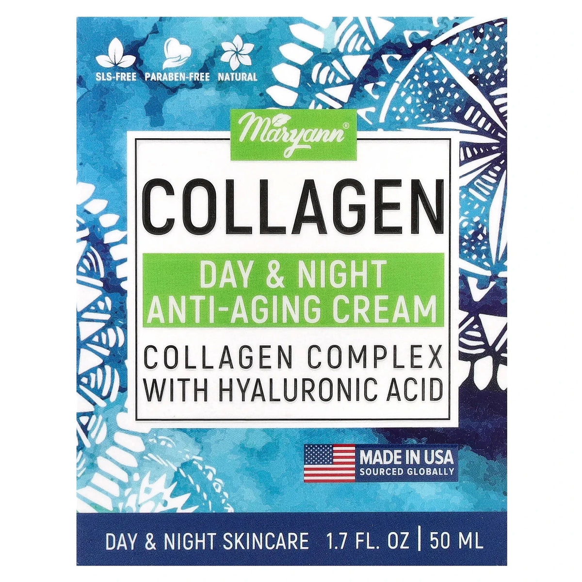 Collagen Day & Night Anti-Aging Cream for All Skin Types 1.7 fl oz