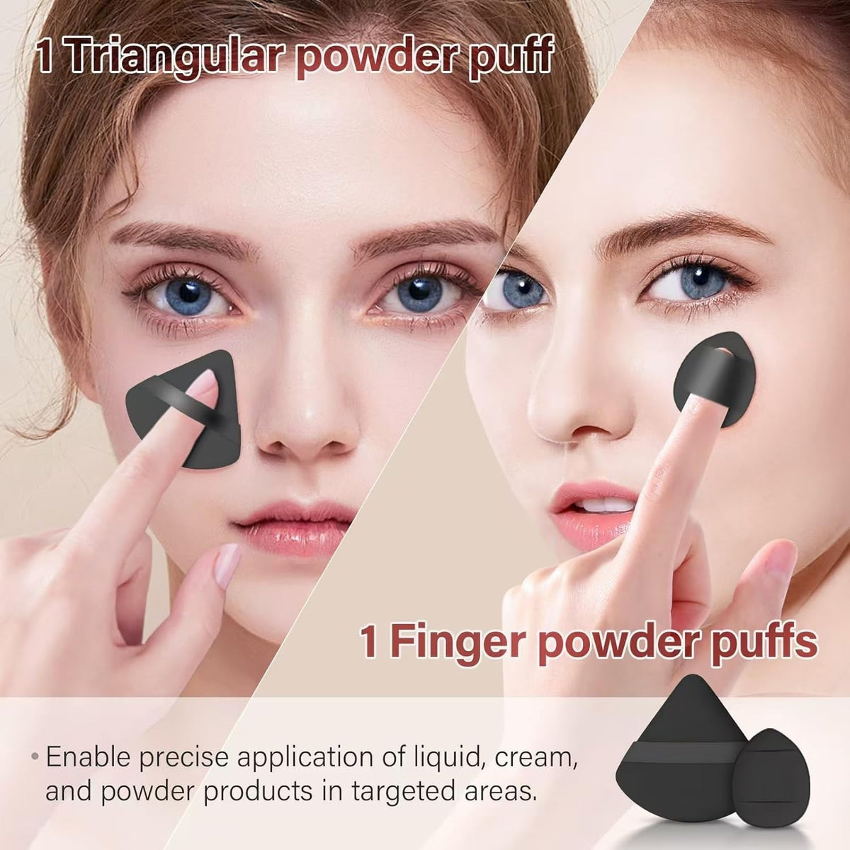 Professional Makeup Brush Set 25 Pcs with Foundation & Sponges