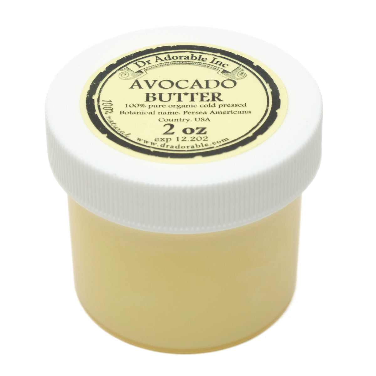 Organic Avocado Butter - Cold Pressed, Pure