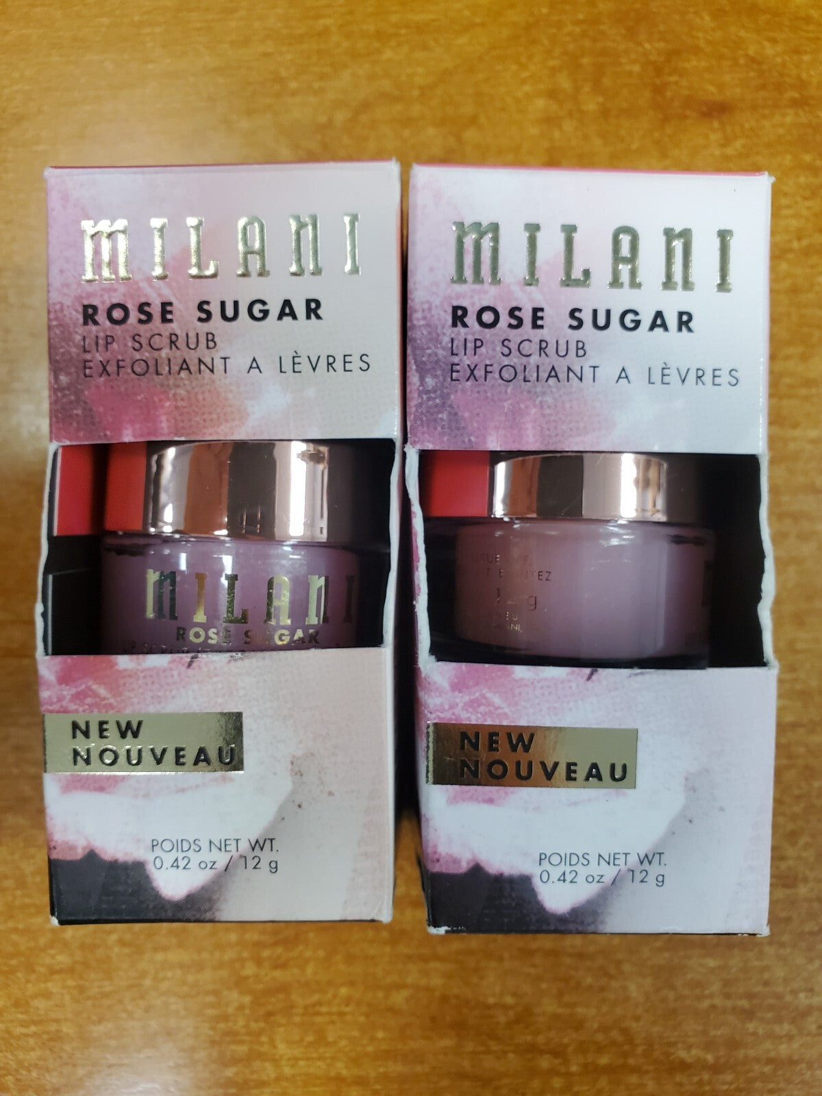 Milani Rose Sugar Lip Scrub 2 Pack - Exfoliating & Nourishing Lip Treatment