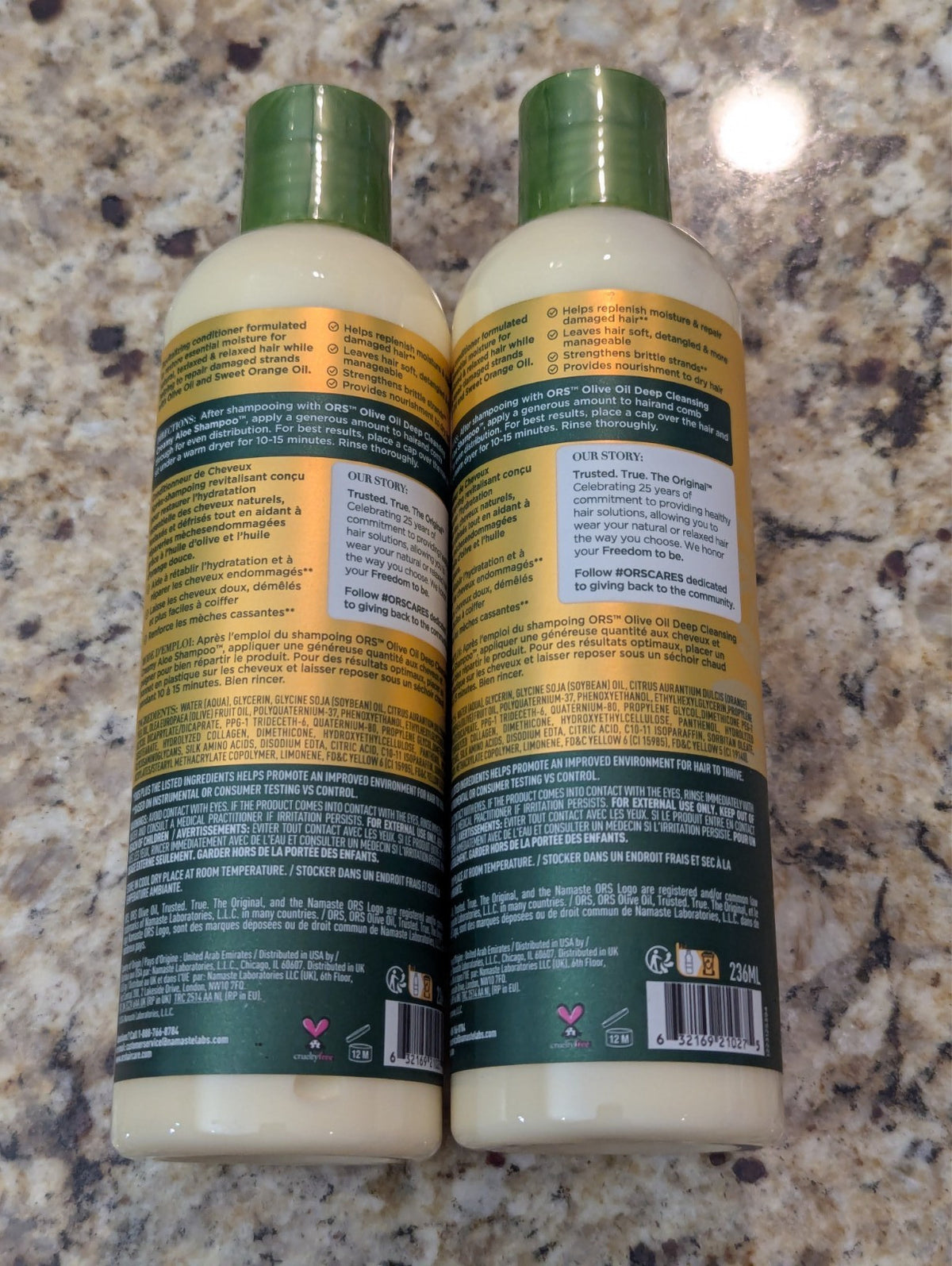 Olive Oil Replenishing Conditioner with Sweet Orange Oil - 8 fl oz, Pack of 2