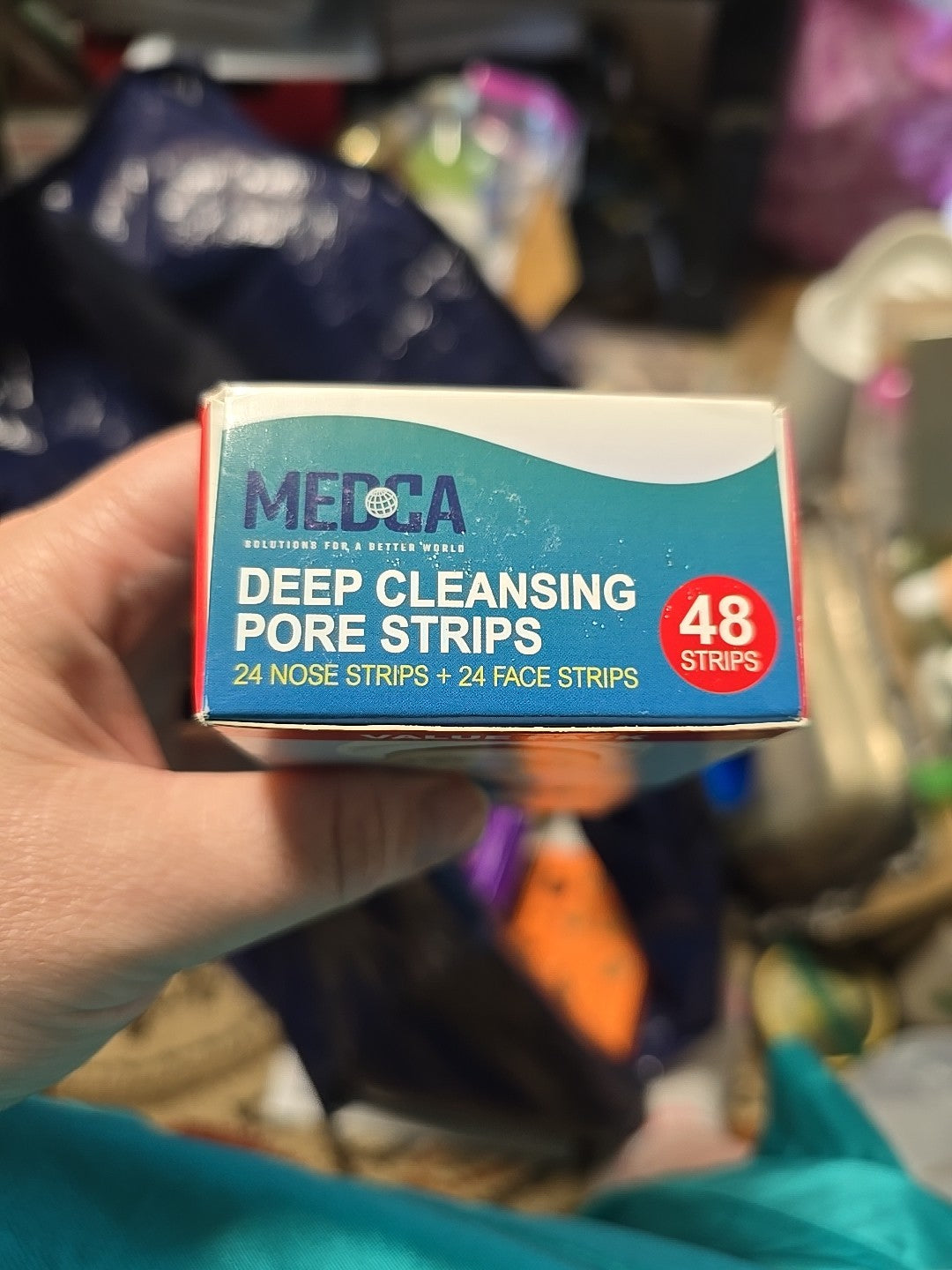 Deep Cleansing Pore Strips for Nose & Face - 24 Nose + 24 Face Strips Set