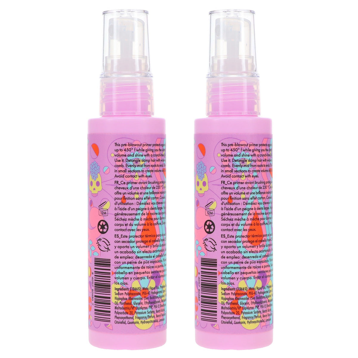 Amika Brooklyn Bombshell Blowout Spray - 2 oz Hair Volumizer & Shine Mist - 2 Pack