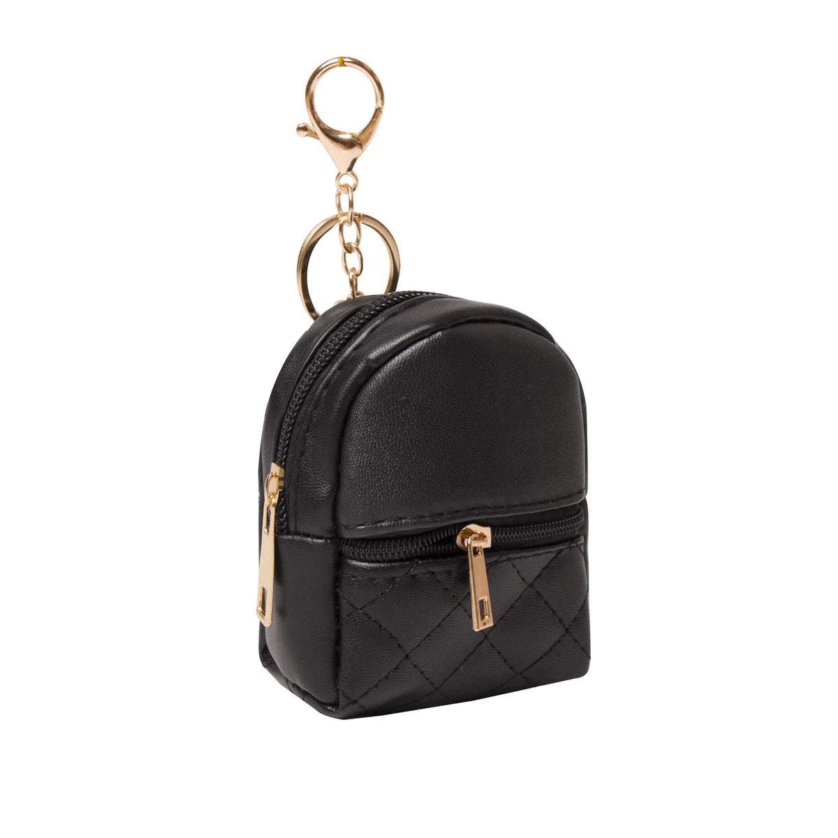Mini Cosmetic Bag Backpack with Keychain for Women, Cute Pendant Design