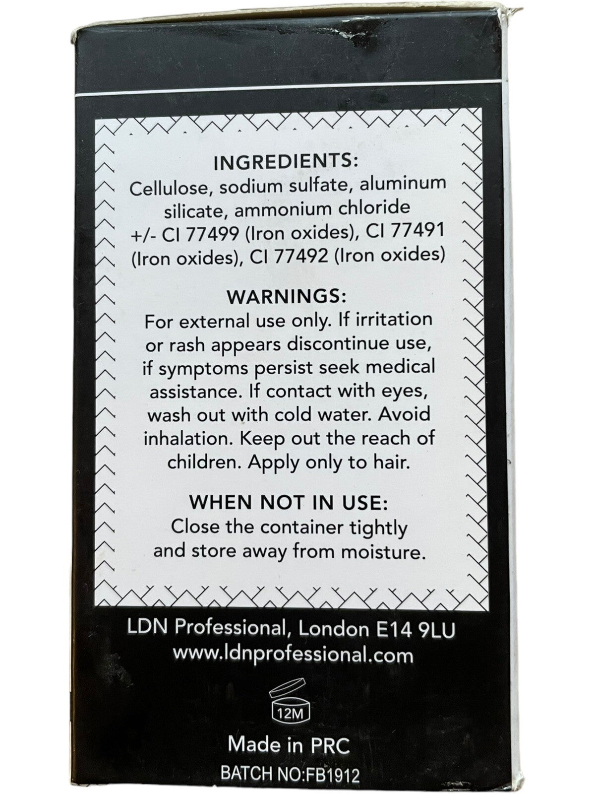 Professional Hair Building Fibers London LDN - 0.75 oz Medium Brown
