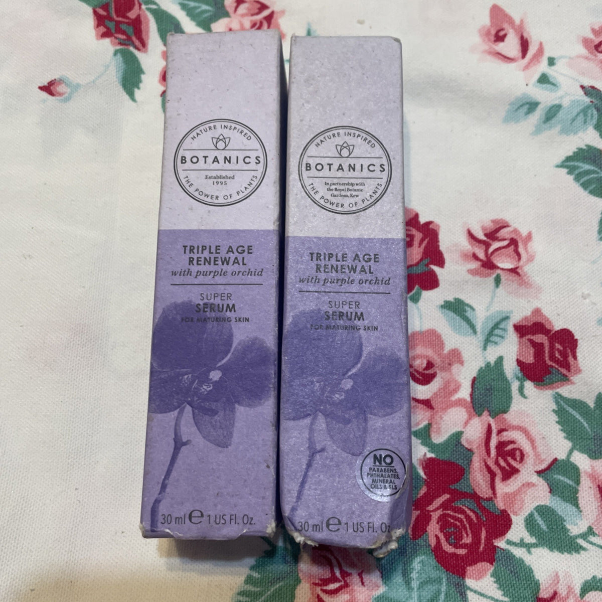 Botanics Triple Age Renewal Facial Serum 1 Fl Oz - Maturing Skin Treatment