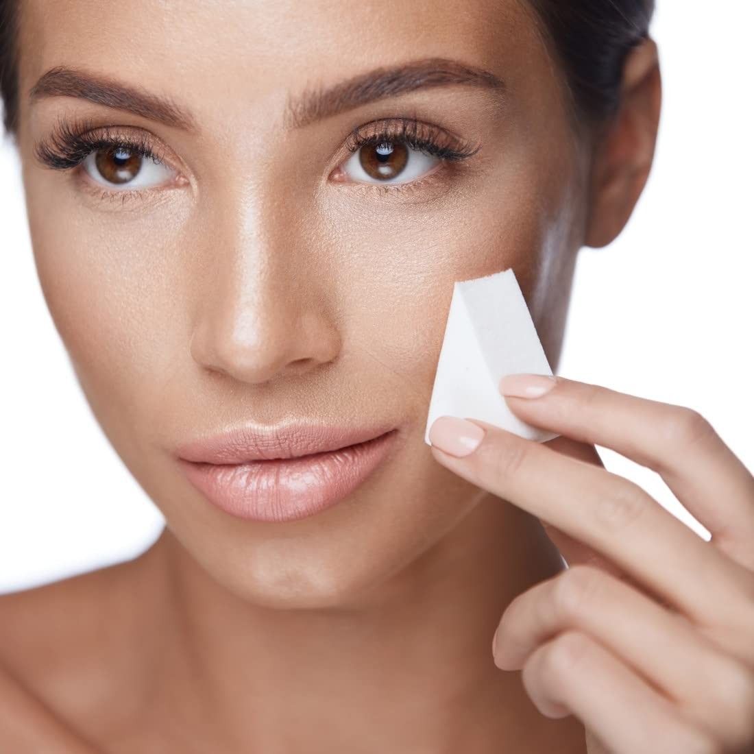 Makeup Wedges - Latex-Free Foam Blenders for Powder & Liquid Application, 100 Pack