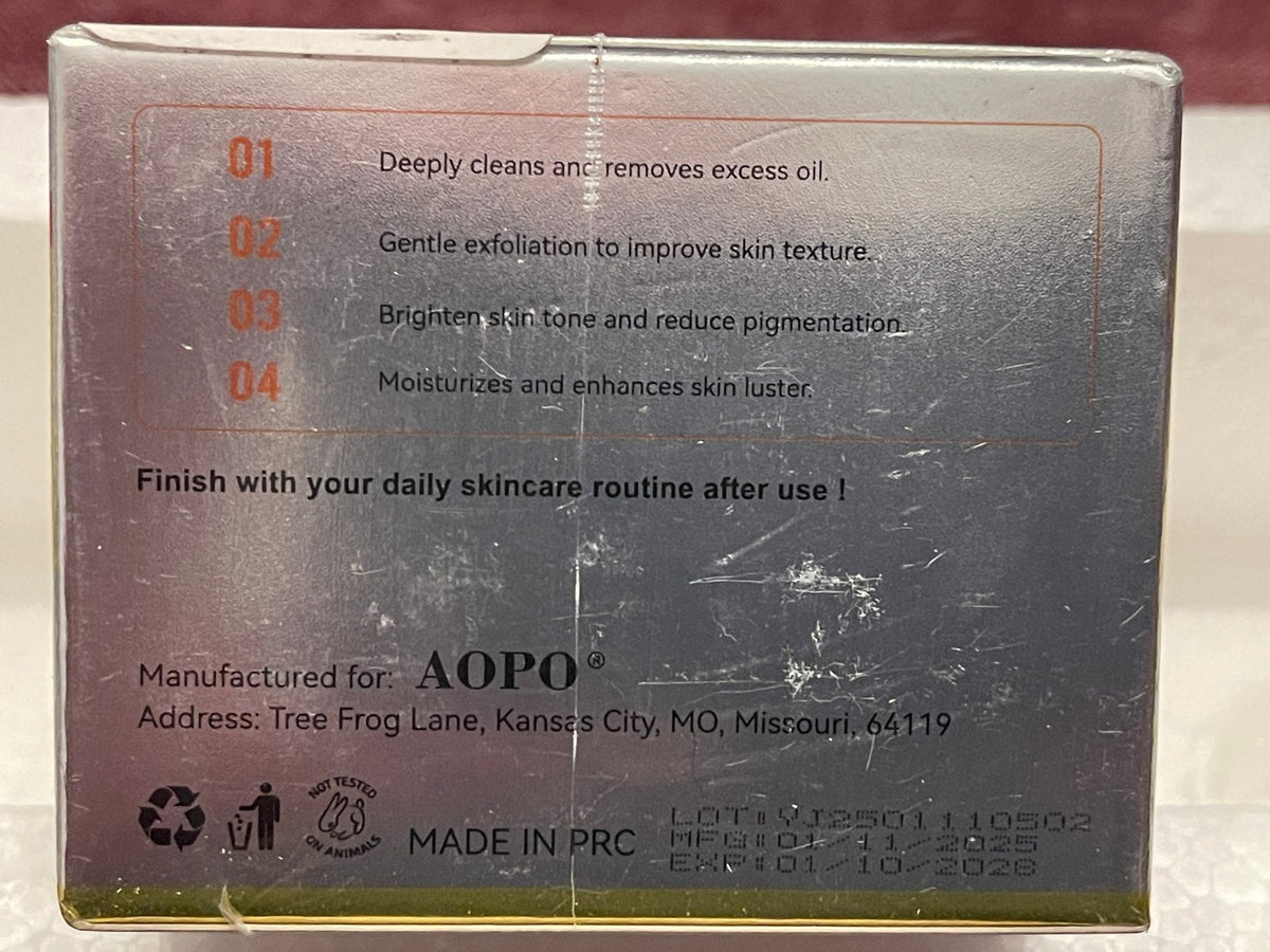 AOPO Turmeric & Kojic Acid Facial Cleansing Pads - 50 Count
