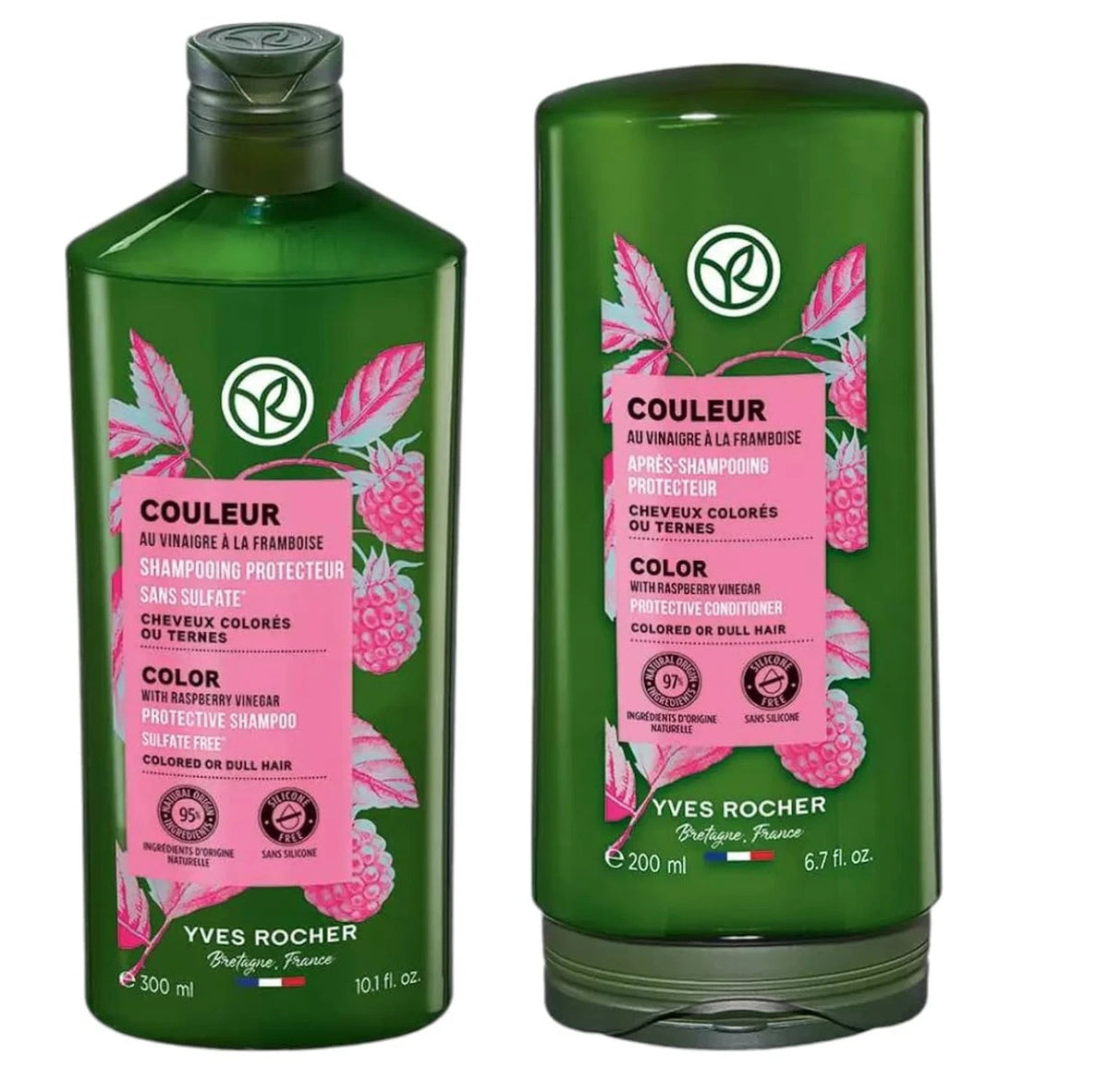 Color Protection Hair Shampoo & Conditioner Set for Vibrant Hair - 300ml + 200ml