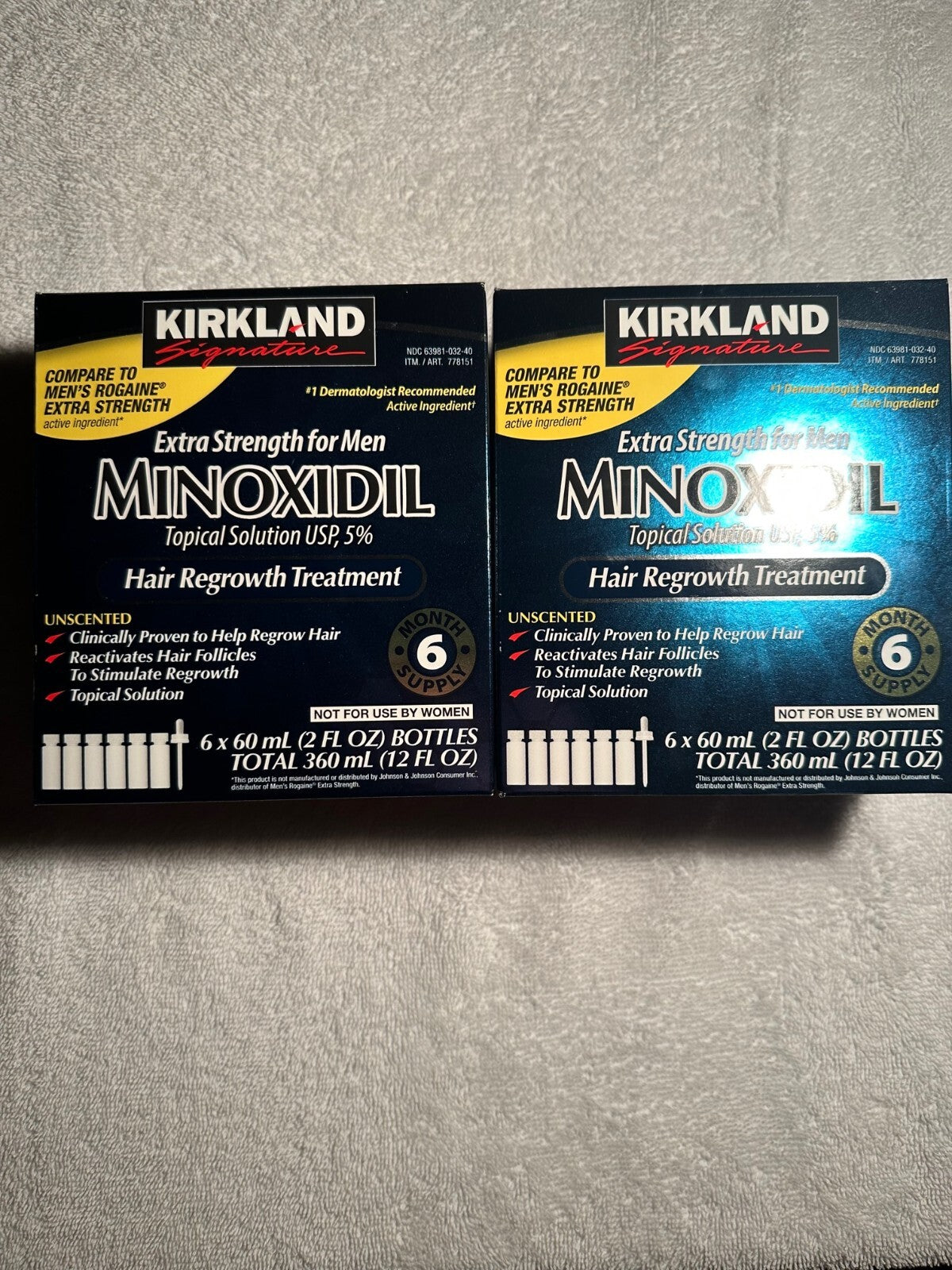 Minoxidil 5% Topical Solution for Men - 6 Month Hair Regrowth