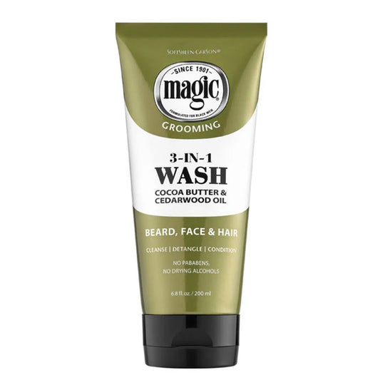 3-in-1 Men's Beard Face Hair Wash - Moisturizing Cleansing Solution
