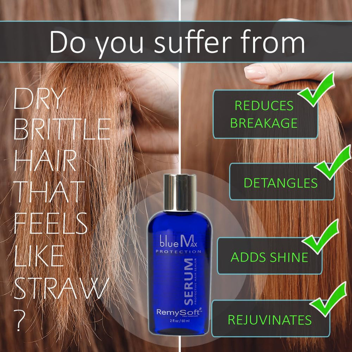 Silicone Hair Serum for Extensions, Weaves & Wigs