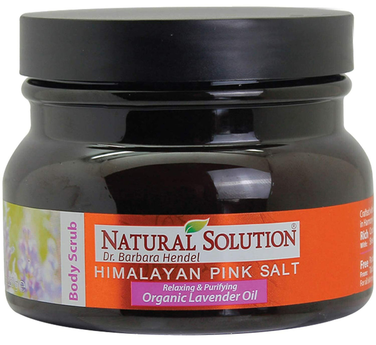 Himalayan Salt Body Scrub with Organic Lavender Oil, Relaxing &