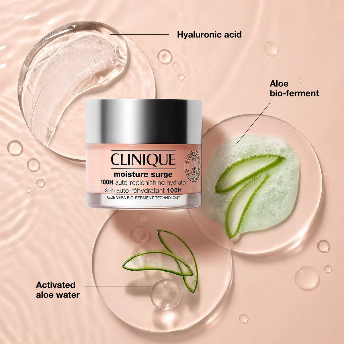 Clinique Moisture Surge 100H Hydrator 125ml - Pack of 2