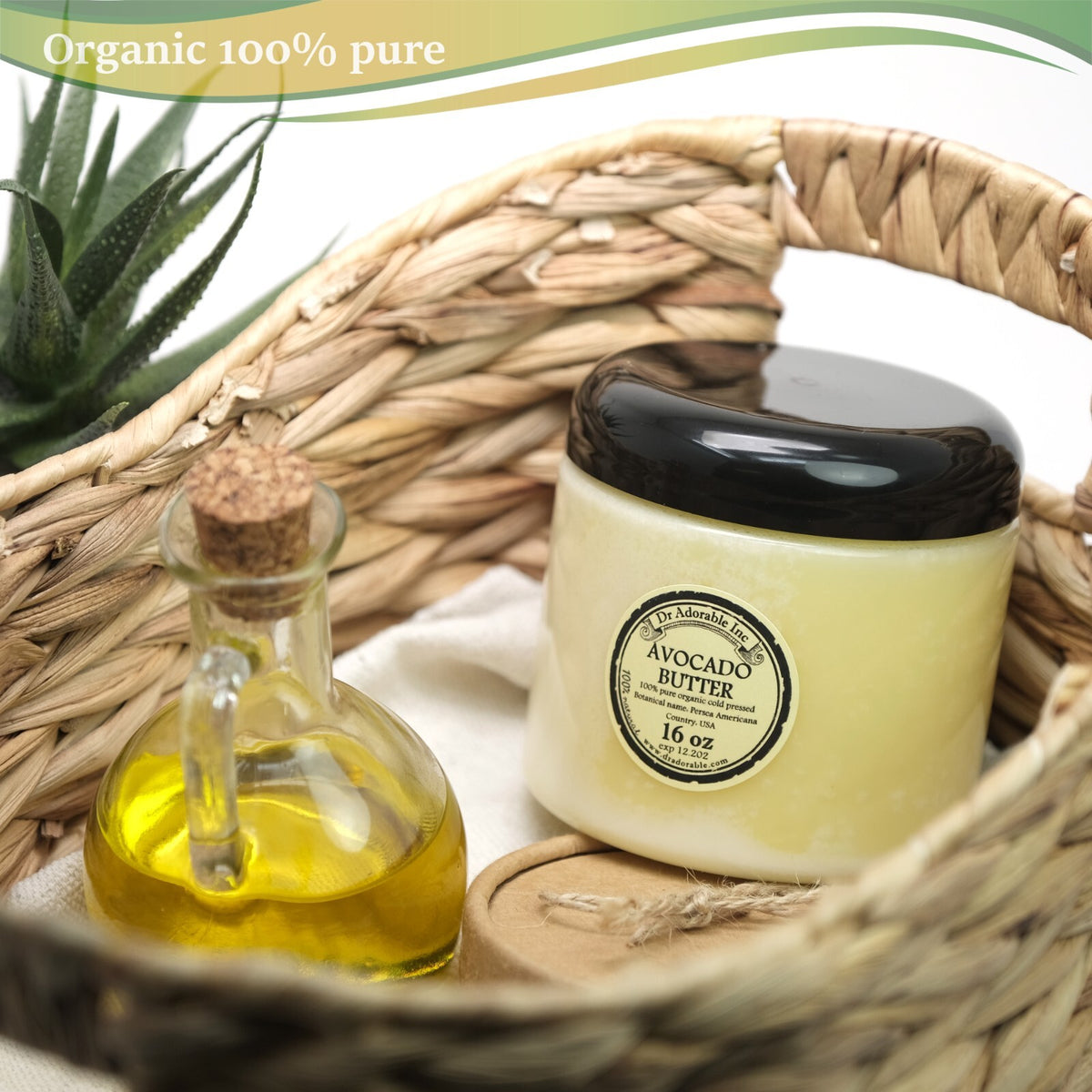 Organic Avocado Butter - Cold Pressed Pure