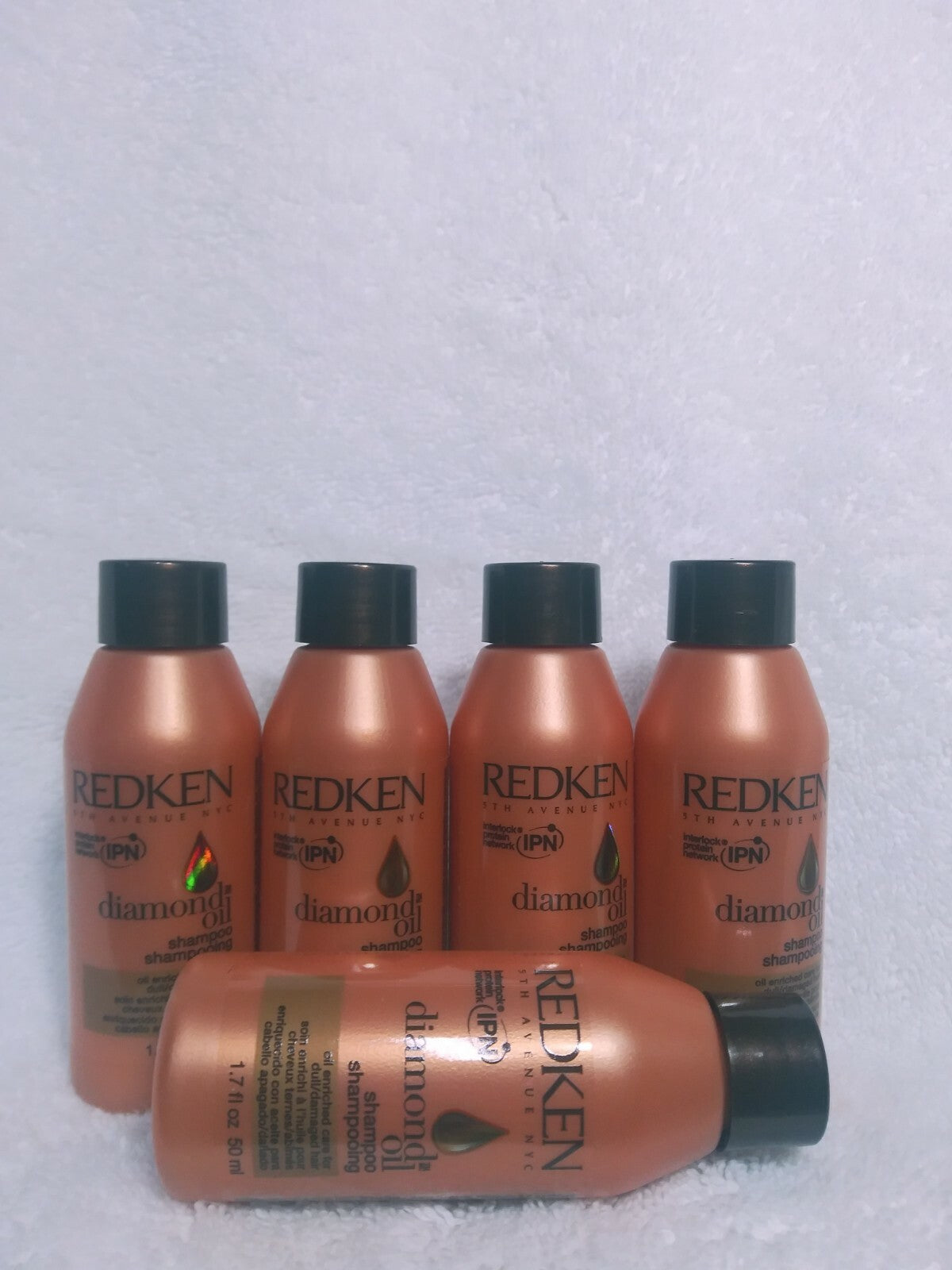 Redken Diamond Oil Shampoo 1.7 Fl Oz Set of 5 – Nourishing Hair Care