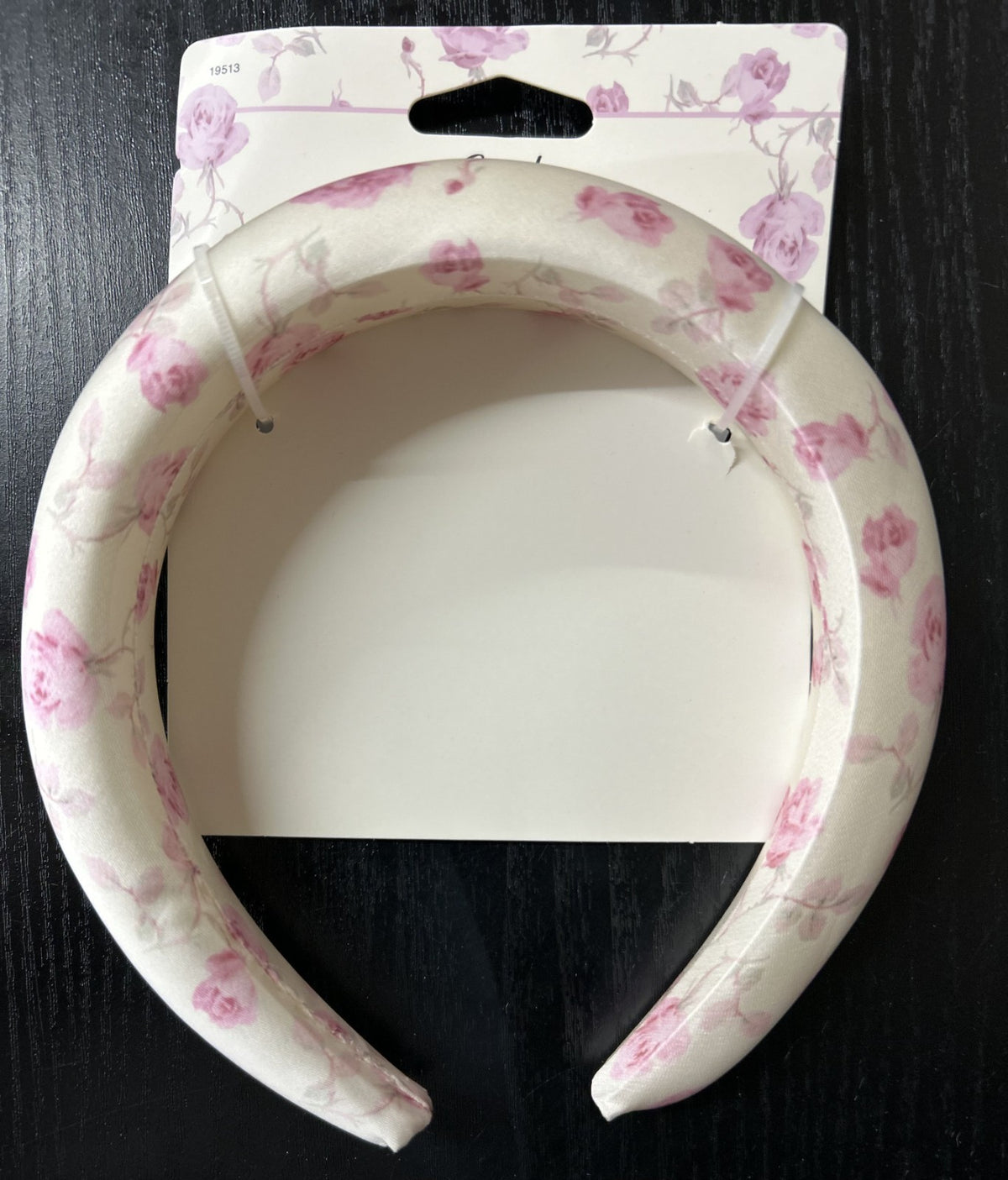 LoveShackFancy Goody Padded Fabric Headband Pink Floral NEW 🚚✅