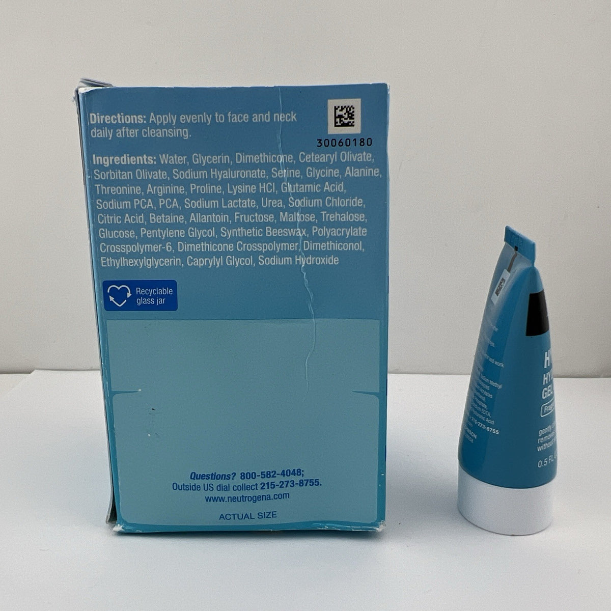 Neutrogena Hydro Boost Gel Cream, Fragrance-Free 1.7 oz + Trial Size