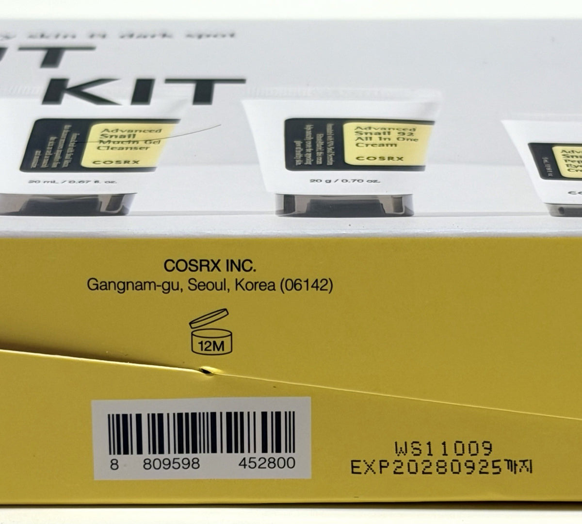 COSRX All About Snail 4-Step Travel Skincare Set for Dry Skin & Dark Spots