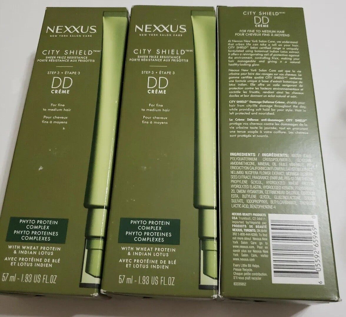 Nexxus City Shield Step 3 DD Creme Leave-In Conditioner 1.93 Fl Oz