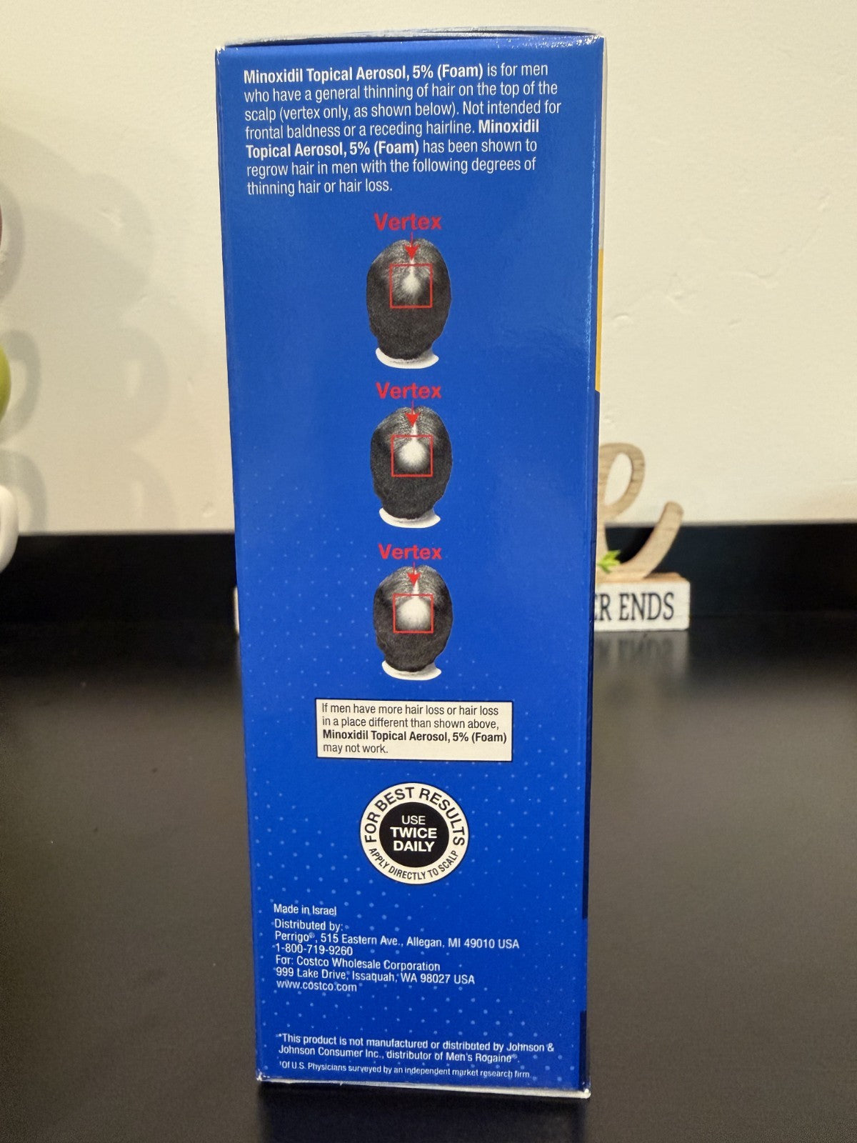 Minoxidil 5% Foam for Men Hair Regrowth - 6 Month Supply