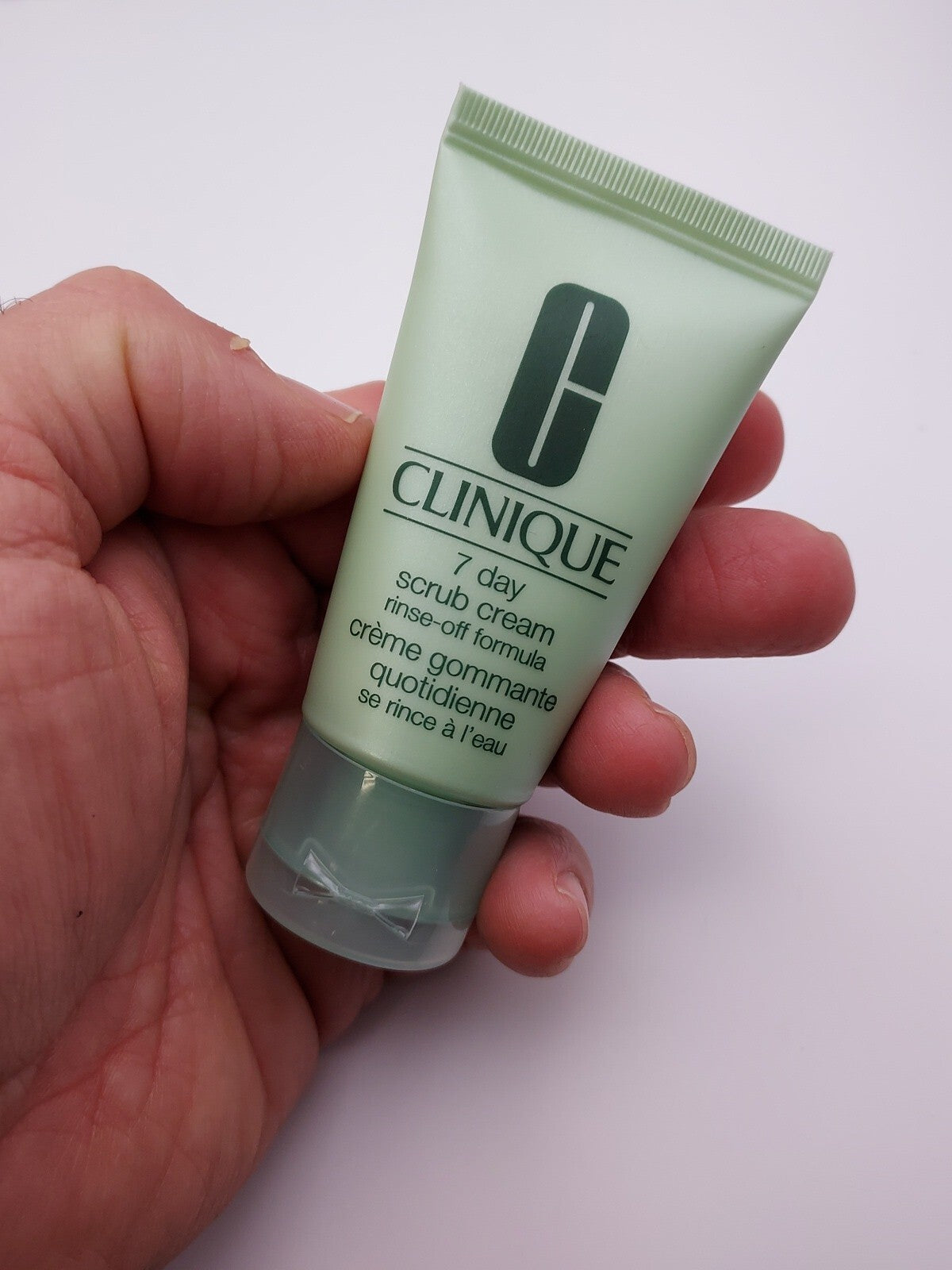 LOT OF 2 Clinique 7 DAY SCRUB CREAM RinseOff Formula Gently Cleanse