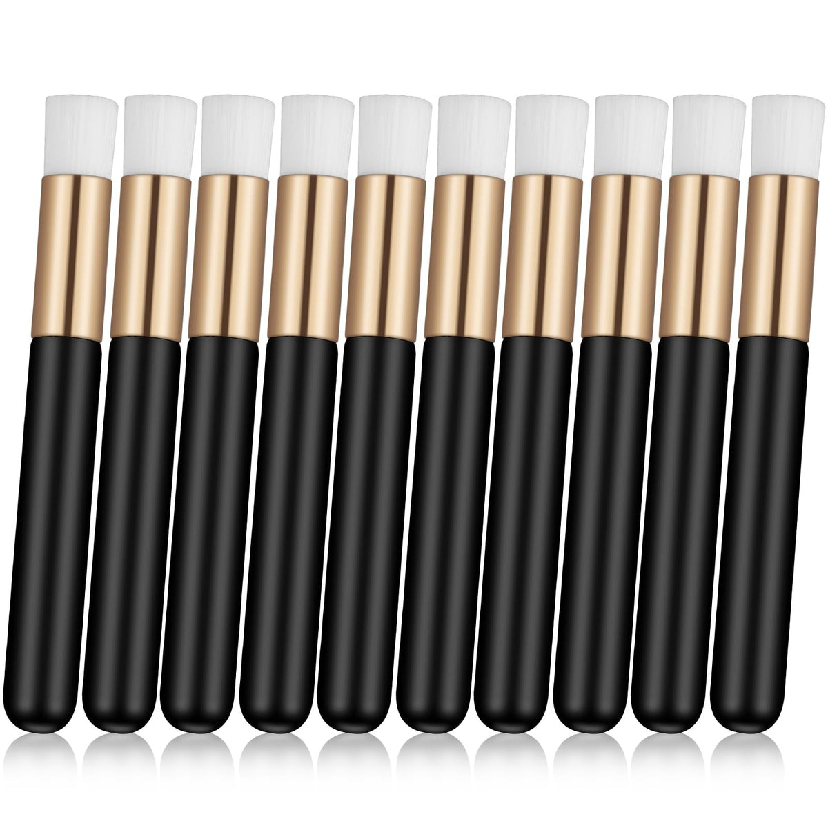 Reusable Lash Cleaning Brushes - Pack of 10, Soft & Washable Eyelash Cleansing Tools