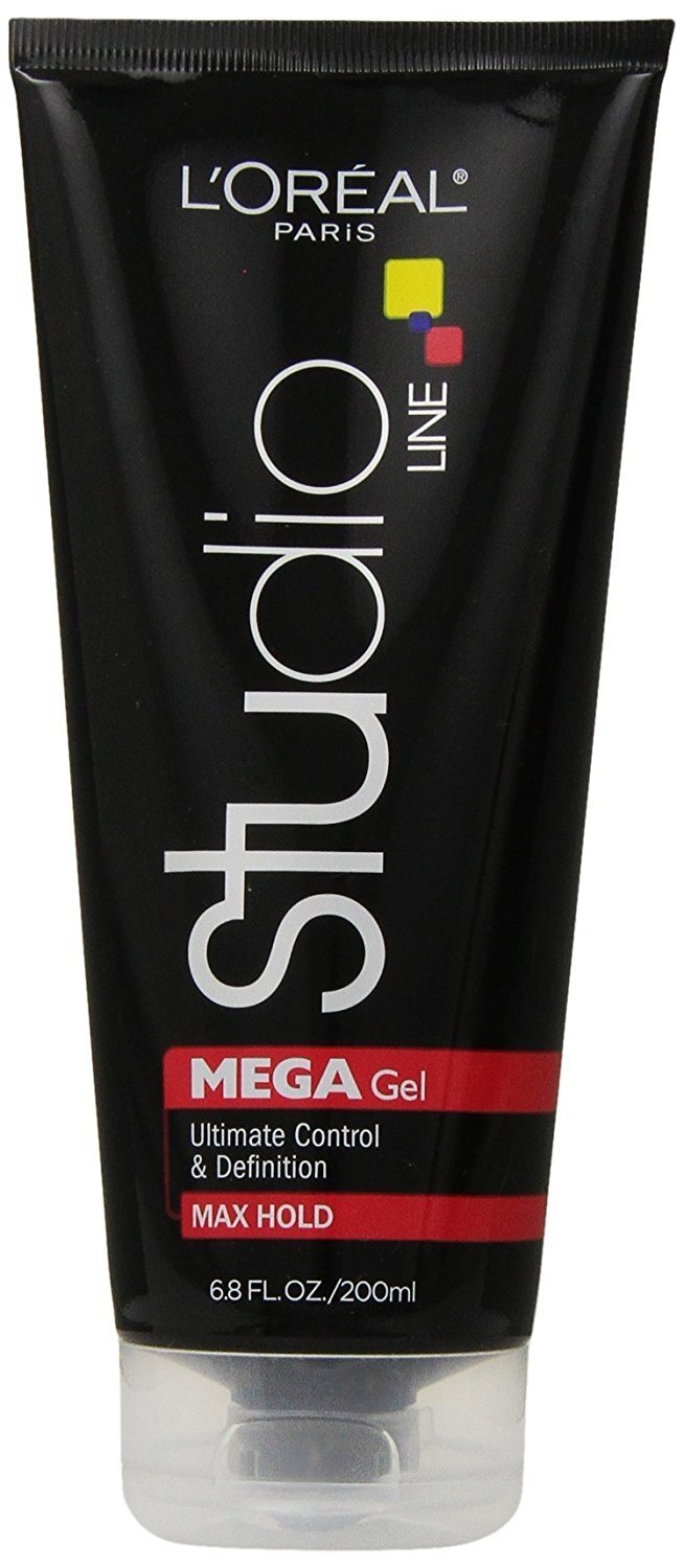 Mega Hair Gel - Max Hold & High Shine, 6.8 Ounce - Strong Styling Control