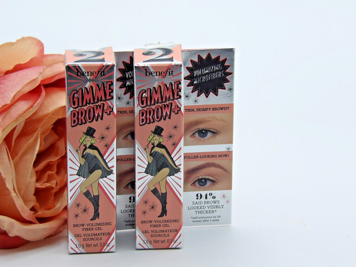 2 Pack Brow Fiber Gel for Fuller Eyebrows - Shade #2