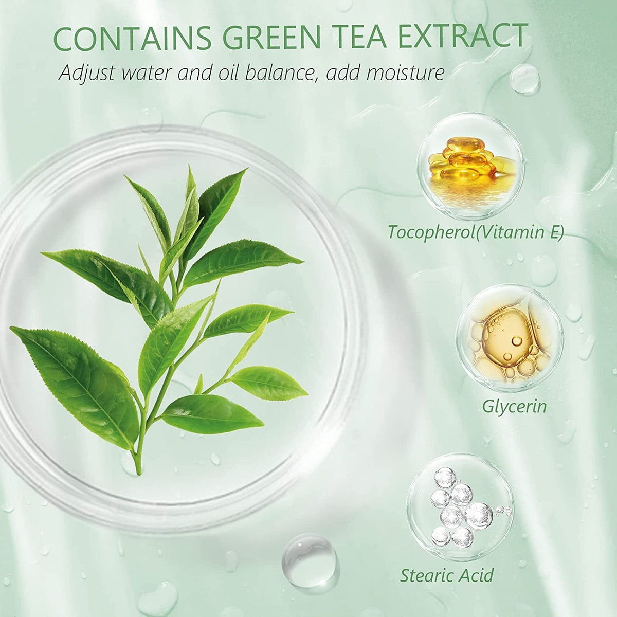 Green Tea Clay Cleansing Stick - 4pcs Facial Mask Set