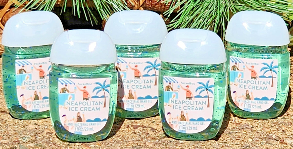 5PC 2026🌞SUMMER🍨NEAPOLITAN ICE CREAM ~Anti Bacterial Gel~Bath & Body